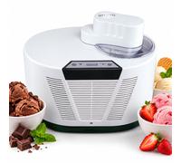 Gelatiera Con Compressore Display LCD 150W Capacita' 1 Litro Sorbetti Yogurt DCG