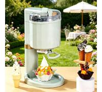 Gelatiera Da 1 Litro, Mini Macchina Automatica Per Soft Serve, Con Finestra Trasparente, Per Gelati E Coni Fatti In Casa, Per Cucine Domestiche, Appartamenti, Caffetterie