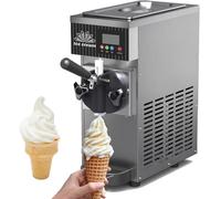 Gelatiera Italiana Da 450w/750w, Macchine per Gelato per La Casa, Macchina per Yogurt Gelato E Sorbetto, 4-8 Kg All'ora Con Display a LED, Autopulente, Monogusto,Grey-ZB-BQL68