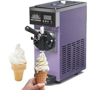 Gelatiera Italiana Da 450w/750w, Macchine per Gelato per La Casa, Macchina per Yogurt Gelato E Sorbetto, 4-8 Kg All'ora Con Display a LED, Autopulente, Monogusto,Purple-ZB-BQL68