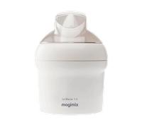 GELATIERA MAGIMIX Glacier, Potenza massima 15 W, Recipiente da 0,9 l, Coperchio trasparente, Bianco