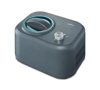 Gelatiera MEDION con compressore (adatta per la preparazione di gelati, frozen yogurt e sorbetti, 1 litro, 100 watt, contenitore per gelati in alluminio, non è necessario il pre-raffreddamento