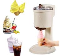 Gelatiera soft serve per la cucina di casa, mini dessert alla frutta automatico con funzionamento a un solo pulsante
