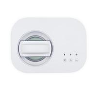 Wëasy YUM135 - Macchina per fare gelati fatti in casa, potenza 100 W, capacità 1 litro, funzione ritenzione fredda, preparazione 60 minuti, schermo tattile, acciaio inossidabile Bianco