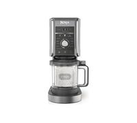 Ninja CREAMi Gelatiera Deluxe con 2 Vasetti, 10 Funzioni, Produce Gelato, Sorbetti, Yogurt, Frullati, Granite e altro ancora, Formato Famiglia, Opzione 2 Gusti in 1 Vaschetta, Argento, NC502EU