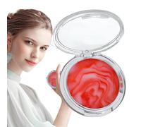 Gelatina di polvere di finitura pressata, gelatina in polvere - 60 g di polvere pressata senza polvere | Strumento per la truccatura di bellezza del controllo 'olio per ragazze donne, copertura comple