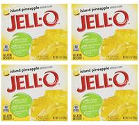 Gelatina Jell-O Dolce, Isola Ananas, 3 Scatole Zuppa (4 Pack)