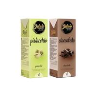 Gelato 4ever - Preparato per Gelato Pronto da Mantecare, Double Pack, Facile da Preparare, Compatibile con Tutte le Macchine per Gelati Come Ninja Creami, Magimix, HKoenig, 1L per Brick, Made in Italy