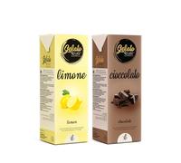 Gelato 4ever - Preparato per Gelato Pronto da Mantecare, Double Pack, Facile da Preparare, Compatibile con Tutte le Macchine per Gelati Come Ninja Creami, Magimix, HKoenig, 1L per Brick, Made in Italy