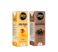 Gelato 4ever - Preparato per Gelato Pronto da Mantecare, Double Pack, Facile da Preparare, Compatibile con Tutte le Macchine per Gelati Come Ninja Creami, Magimix, HKoenig, 1L per Brick, Made in Italy