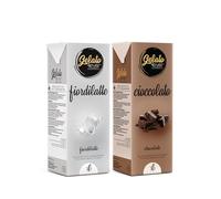 Gelato 4ever - Preparato per Gelato Pronto da Mantecare, Double Pack, Facile da Preparare, Compatibile con Tutte le Macchine per Gelati Come Ninja Creami, Magimix, HKoenig, 1L per Brick, Made in Italy