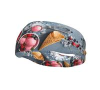 Gelato al lampone sano sport decorativo moda sport fascia assorbente fascia fascia fascia buona elasticità, può essere utilizzato in tutte le stagioni, sia uomini che donne possono indossare. La