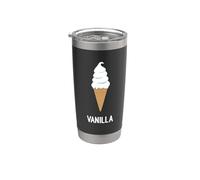 Gelato alla vaniglia amore Bicchiere termico in acciaio inox doppia parete