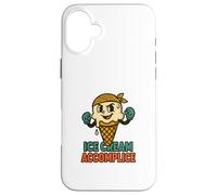 Gelato complice amante Foodie Treat divertente carino abbinamento Custodia per iPhone 16 Plus