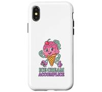 Gelato complice amante Foodie Treat divertente carino abbinamento Custodia per iPhone X/XS