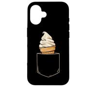 Gelato Cone Pocket Fun Summer Delight Custodia per iPhone 16