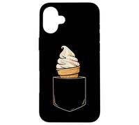 Gelato Cone Pocket Fun Summer Delight Custodia per iPhone 16 Plus