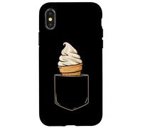 Gelato Cone Pocket Fun Summer Delight Custodia per iPhone X/XS