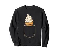 Gelato Cone Pocket Fun Summer Delight Felpa