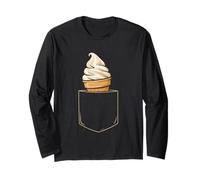 Gelato Cone Pocket Fun Summer Delight Maglia a Manica