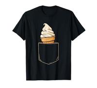 Gelato Cone Pocket Fun Summer Delight Maglietta
