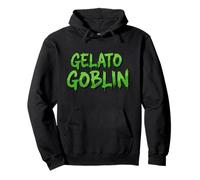 Gelato Goblin Funny Soft Serve - Paletta per Gelato Verde Felpa con Cappuccio