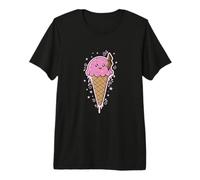 Gelato in Un Cono Gelato con Stecca di Cannella Maglietta Premium