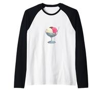 Gelato in una ciotola Maglia con Maniche Raglan