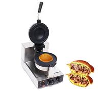 Gelato Panini Ciambella Macchina per Pan, UFO Hamburger Machine, Pressa per Panini Elettrica, Antiaderente, Materiale Durevole, per Panetterie e Attività Commerciali