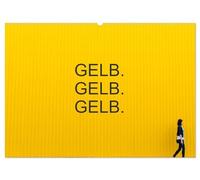 Gelb. Gelb. Gelb. (Wandkalender 2026 DIN A2 quer), CALVENDO Monatskalender: Gelb ist die Farbe der Sonne, des Lichts, der Wärme ... aber auch als Signalfarbe im Einsatz.