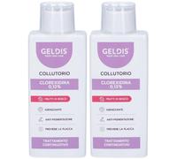 Geldis Clorexidina 0,12% Frutti di Bosco 2x200 ml Collutorio