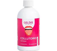 Geldis Collutorio Protettivo e Lenitivo Gusto Frutti di Bosco 500 ml Trattamento Quotidiano Anti-Carie con Fluoro e Aloe Vera