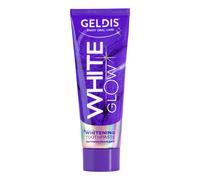 Geldis Dentifricio White Glow - Dentifricio in gel ad azione sbiancante e illuminante, 90 g