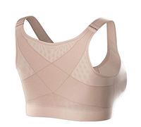 Gelentea - Reggiseno correttore di postura, senza ferretto, supporto posturale, traspirante, con chiusura frontale, da donna, per sport, yoga