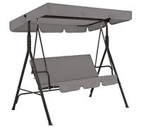 Gelentea Set di 3 coprisedile e copri-tettuccio per sedia a dondolo, da giardino, impermeabili