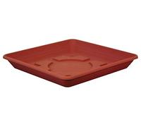 geli Thermo Plastic Sottobicchieri Nora Quadrata in Plastica - Terracotta, 25 x 25 cm