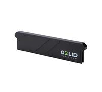 Gelid Solutions IceRock DDR5 cooler (Black) Bundle - Ventola per memoria x2, compatibile con DDR3/DDR4 e DDR5, realizzata in alluminio, design leggero, nera