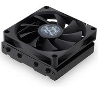GELID SOLUTIONS Slim Silence Black - Dissipatore CPU a Basso Profilo - Ventola PWM - TDP 130W - 4 HeatPipe - Nero