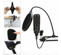 Gelid Solutions Voce - Microfono a Condensatore USB per Podcast, Streaming e Canto - Set Completo con Supporto da Tavolo - Nero