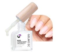 Gelike ec Indurente per unghie per la crescita delle unghie: Riparazione per unghie sottili danneggiate e fragili riempitivi come base di vernice, bianco