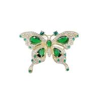 Gelirda 2 spille a forma di farfalla con strass, a forma di insetto, per gioielli, regali, zaini, vestiti, cappelli, decorazioni