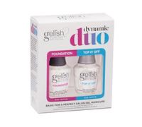 Gelish Top + Base Foundation Gel Soak off Gel Polish 15ml 0.5oz Each