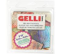 Gelli Arts GL6x6, Piastra per Stampa in Gel, Tessuto, 15.24 x 15.24 cm