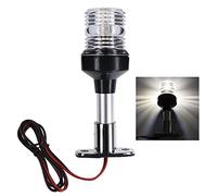 Geloo GLuci di Navigazione,Boot Segeln Signalleuchte Boot Navigationslicht,LED Rimorchio Barca Luce Impermeabile 12V Ancoraggio Luce Segnale All Round 360°