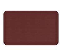 GelPro Designer Comfort Grasscloth Crimson Ergo-Foam Anti-Fatigue Kitchen Floor Mat, 20"x32"
