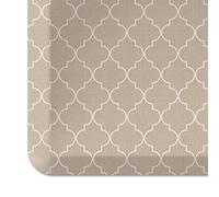 GelPro Designer Trellis Comfort Mat Ergo-Foam-Tappetino da Cucina Anti-Fatica, Senza ftalati, Lattice Tan, 20" x 72"
