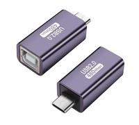 GELRHONR Adattatore da USB C a USB B, convertitore da USB C a Midi, USB B femmina a tipo C, adattatore per stampante Eectric Piano DAC, sintetizzatore, controller DJ, tastiera, stampante, i/