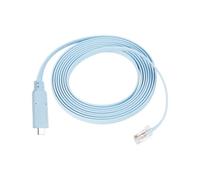 GELRHONR Cavo console USB C maschio a RJ45 RS232 cavo seriale per console adattatore link router/switch per laptop in Windows, Mac, blu Linux (1,8 M/6 Ft)
