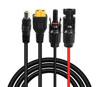 GELRHONR Connettore solare al cavo adattatore DC8mm XT60, cavo di prolunga solare 16AWG con DC7909 maschio e XT60 femmina, kit pannello solare impermeabile per pannelli fotovoltaici-1,8m / 6Ft