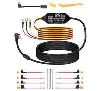 GELRHONR Kit per Dash Cam Hardwire da 12 V-24 V a 5 V tipo C ACC Hard Wire Kit per Dash Camera 11,5 FT, 24 H Parking Mode con protezione a bassa tensione (Con kit di installazione completo)